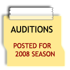 2008 Auditions Posted!